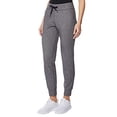 thumbnail image 2 of 32 Degrees Heat Women's Comfortable Stretch Tech Fleece Jogger Pants XS/Marl HT Black, 2 of 3