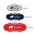 thumbnail image 5 of Signs ByLITA Designer Rams and Ewes 2 Pack Restroom Sign (Brushed Silver) - Large, 5 of 6