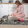 thumbnail image 2 of Luxurious 2-Piece Boho Black Kitchen Rug Set - Non-Slip, Washable, Ideal for Floors - Enhance Your Kitchen Decor Today, 2 of 7
