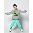 thumbnail image 2 of Green Caterpillar On Leaf Hoodie Toddler -Image by Shutterstock,  5 Toddler, 2 of 4