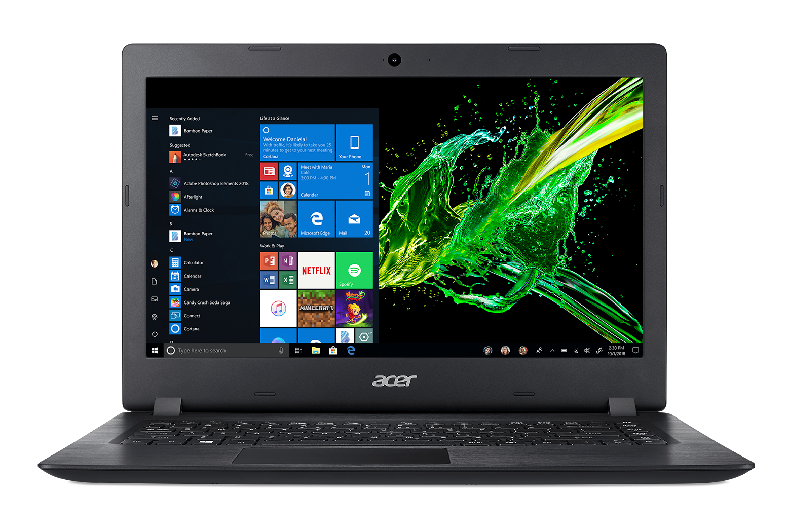 Acer Aspire 3 14" HD Laptop ( A9-9420e / 4GB / 128GB SSD)