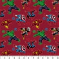 thumbnail image 4 of Marvel Heroes Fury 1 Yard 100% Cotton Fabric Cut in Cherry, Official Licensed Marvel Comics Fabric by Eugene Textiles, 4 of 4