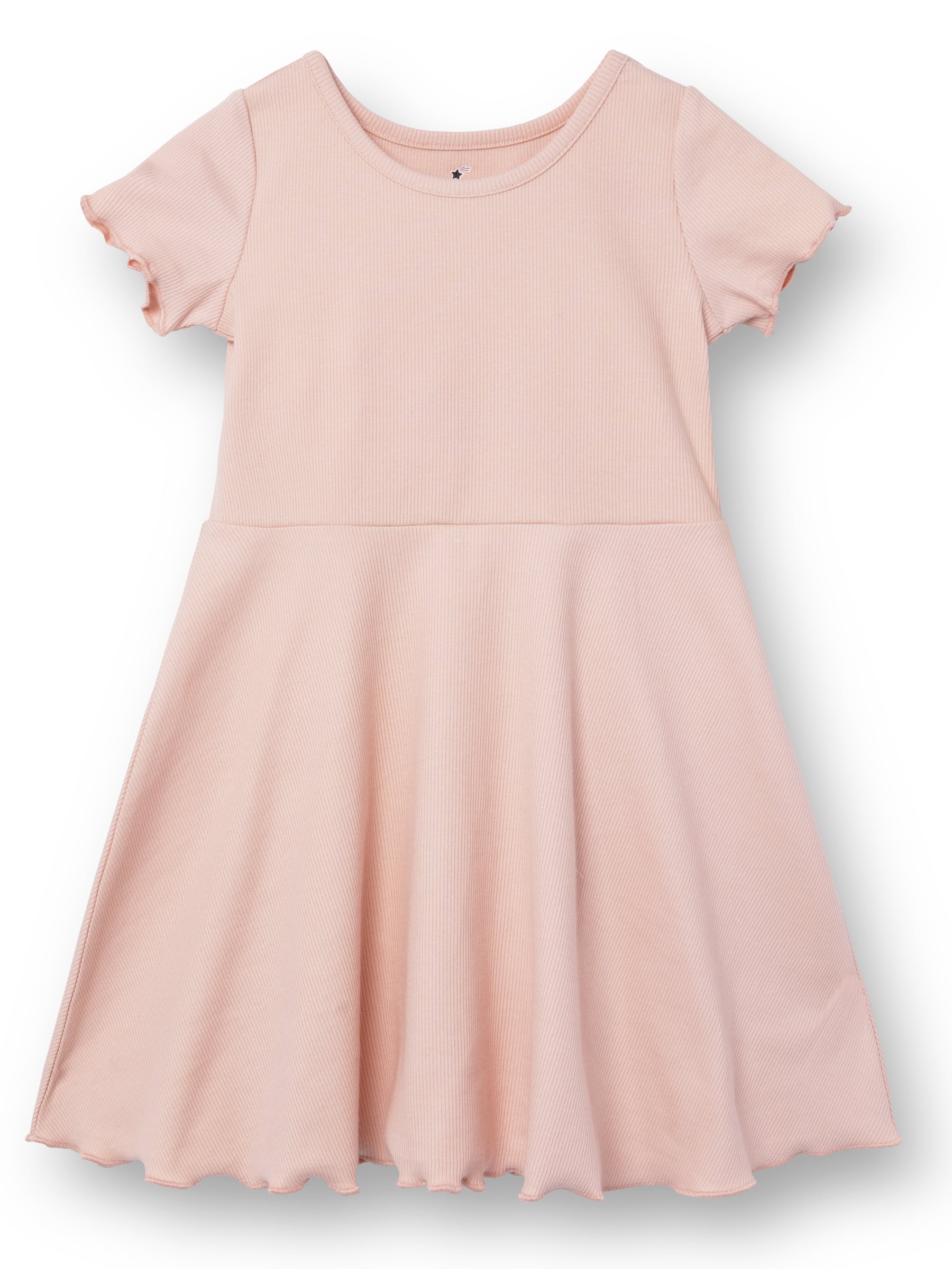Little Star Organic Toddler Girls 2Pk Dresses, Sizes 12M-10
