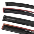 thumbnail image 4 of Ikon Motorsports Window Visor Fit 12-16 Honda CRV Acrylic 4Pc Outside Mount, 4 of 7