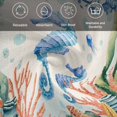 thumbnail image 6 of Seahorse Coastal Cloth Napkins, Summer Nautical Starfish Coral Beige Washable and Reusable Dinner Napkins Set of 4, Table Napkin for Kitchen Party Birthday Wedding Hotel Housewarming 20"x20", 6 of 9