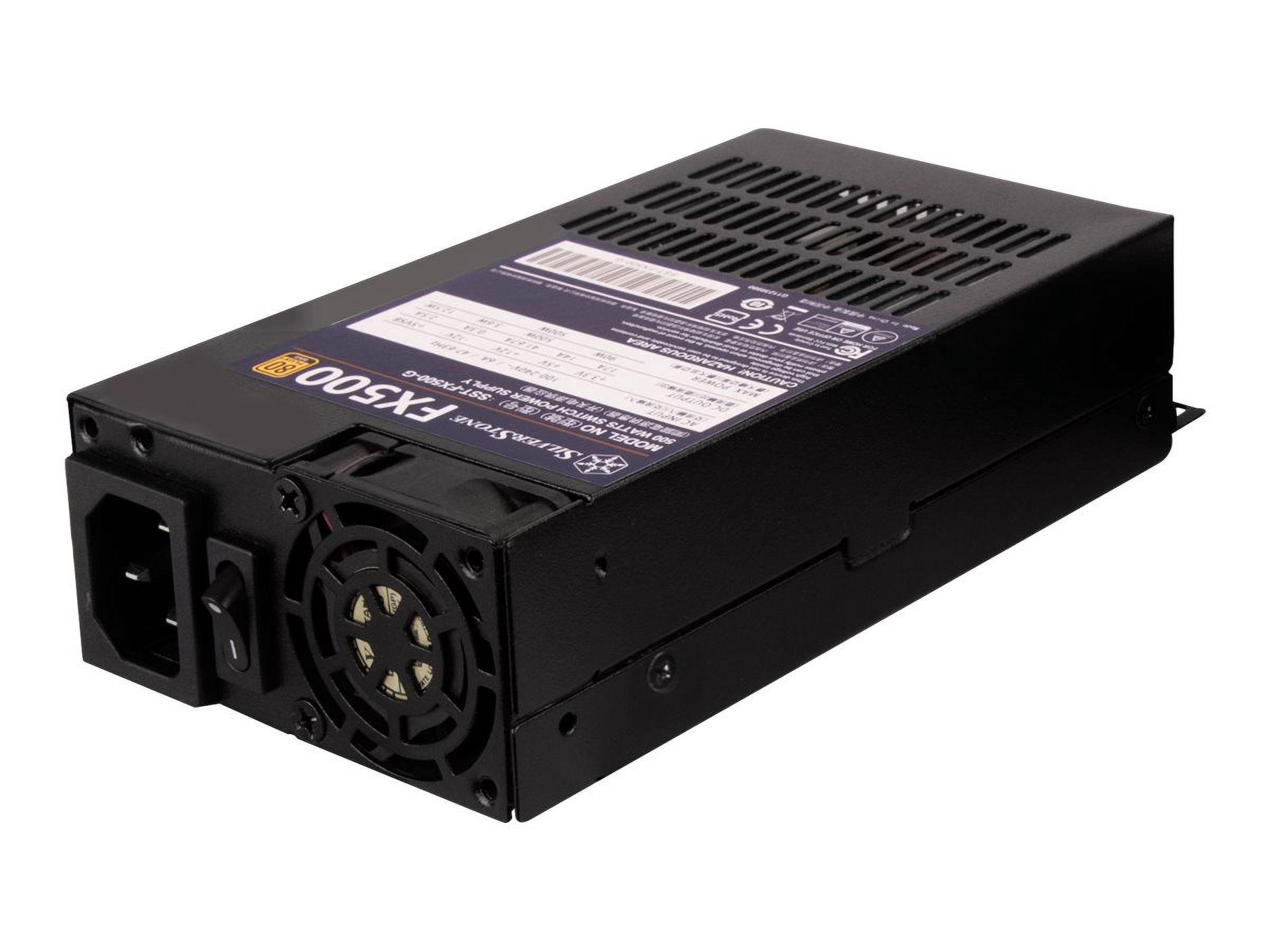 Silverstone technology FX500 80 PLUS Gold 500W Flex-ATX Power Supply
