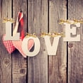 thumbnail image 2 of 66pcs Letters Design Wooden Chips Wood Letter Cutouts Diy Crafts Making Material, 2 of 5