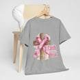 thumbnail image 2 of Faith Over Fear Breast Cancer Awareness Supporters T Shirt ID-0629-EO69, 2 of 4