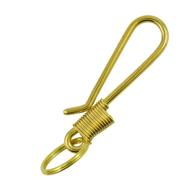 Clip de llavero Zulema Aro de Llavero para DIY Manualidad de Latón 10.7 cm