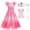 C, variant on Good Witch Costume Dress for Girls Halloween Cosplay Outfits Flower Dress, Size for 4-5Y