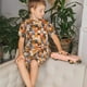 thumbnail image 4 of Fotbe Cat Paws Pijama Estampada de 2 Piezas para Niños – Ropa de Dormir de Manga Corta Cómoda para Niños y Niñas, Camiseta y Shorts de Algodón-3X-Large, 4 of 6