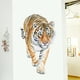 thumbnail image 2 of Calcomanía De Puerta De Tigre, Mural De Tigre De Dibujos Animados Realista, Papel De Pared Adhesivo Fácil De Pegar, Pegatina De Tigre 3D, Arte De Pared Para Habitación De Niños, Jardín De Infantes Methold HA013131-00, 2 of 6