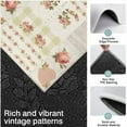 thumbnail image 3 of Pioneer Flower Floral Print Pattern Kitchen Rugs Sets Of 3,Kitchen Runner Rugs Non Skid Washable,Decorative Kitchen Floor Mats for Kitchen,Sink,Laundry,17"x30"+ 17"x47" + 17"x59", 3 of 6