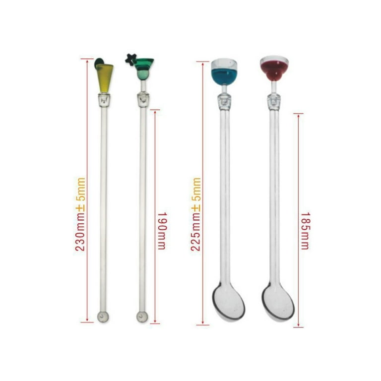 Kyaiguo Drink Stirrer Liquor Stick Stirrers for Mixed Drinks It's for Restaurants Bars Cafes 9.1inch, Size: 9.06
