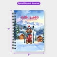thumbnail image 5 of Hello Welcome Winter The Ski English Setter Snowy Day Spiral Bound Journal Dog Lover 5x7in Spiral Notebook - 13013, 5 of 5