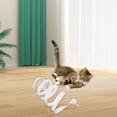 thumbnail image 6 of Cat Tunnel for Indoor Cats Large, Playing Tent Long with , Portable Bed Interactive Toy for Puppy Rabbits Exercising Hiding Training Pink, 6 of 9