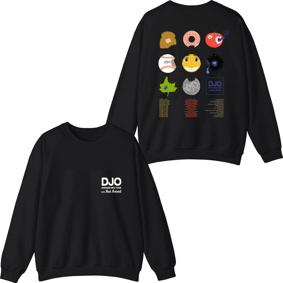 Djo Merch Another Bite Tour Crewneck Sweatshirt Fashion Unisex Men Women Long Sleeve