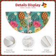 Lukts Pineapple print color life Christmas Tree Skirt, Winter Holiday
