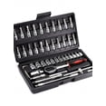 thumbnail image 4 of 46pcs Integrated Solution, Multifunctional Repair Tool Kit Suitable For Outdoor Emergency Car Maintenance Toolbox, Applicable To Car, Bicycle And Motorcycle Repair, 4 of 7