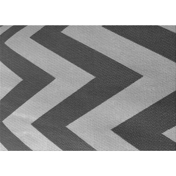 Ahgly Company Indoor Rectangle Patterned Dark Gray Area Rugs, 4' x 6'