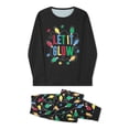 thumbnail image 4 of Meihuid Christmas Pajamas for Family Pjs Matching Set Long Sleeve T-Shirts and Pants Holiday Nightgowns with Merry Christmas, 4 of 10