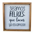 thumbnail image 1 of Cuadro de Madera - Seamos felices que locos ya estamos - 2828 ArteC2 CUA2828 - Seamos felices que locos ya estamos, 1 of 3