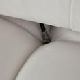 thumbnail image 3 of Paloma Armless Chair in Light Cream Velvet by Diamond Sofa, 3 of 10