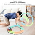 thumbnail image 5 of Race Car Track Set Glow In Dark Changeable Flexible Soft Race Car Track Building Toys For Boys Girls, 5 of 5