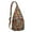 Camel-1, variant on Book Lover's Crossbody Sling Bag - Waterproof Lightweight Chest Pack with Bookshelf Print Design, Perfect Reading Companion for Travel & Daily Use (Born to Read Inspired)