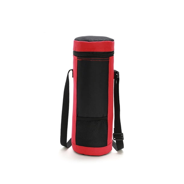 Toystoory Bolsa para botella de agua Funda acolchada de tela Oxford Bolsas de mano con correa para el hombro Viajes Ciclismo Accesorios al aire Organizadores de utensilios de cocina Rojo Toystoory HA071019-01