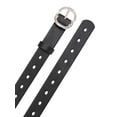 thumbnail image 2 of No Boundaries Women's and Women's Plus Slotted Perf Belt, Black, 2 of 2