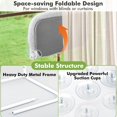 thumbnail image 4 of Hamaca plegable Zoratoo con marco de metal para ventanas con forma de gato, 4 of 7