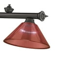 thumbnail image 3 of Z Lite 2306-3BRZ-PRD 3 x 60W Cordon Medium Dimmable Billiard Light, Red, 3 of 6
