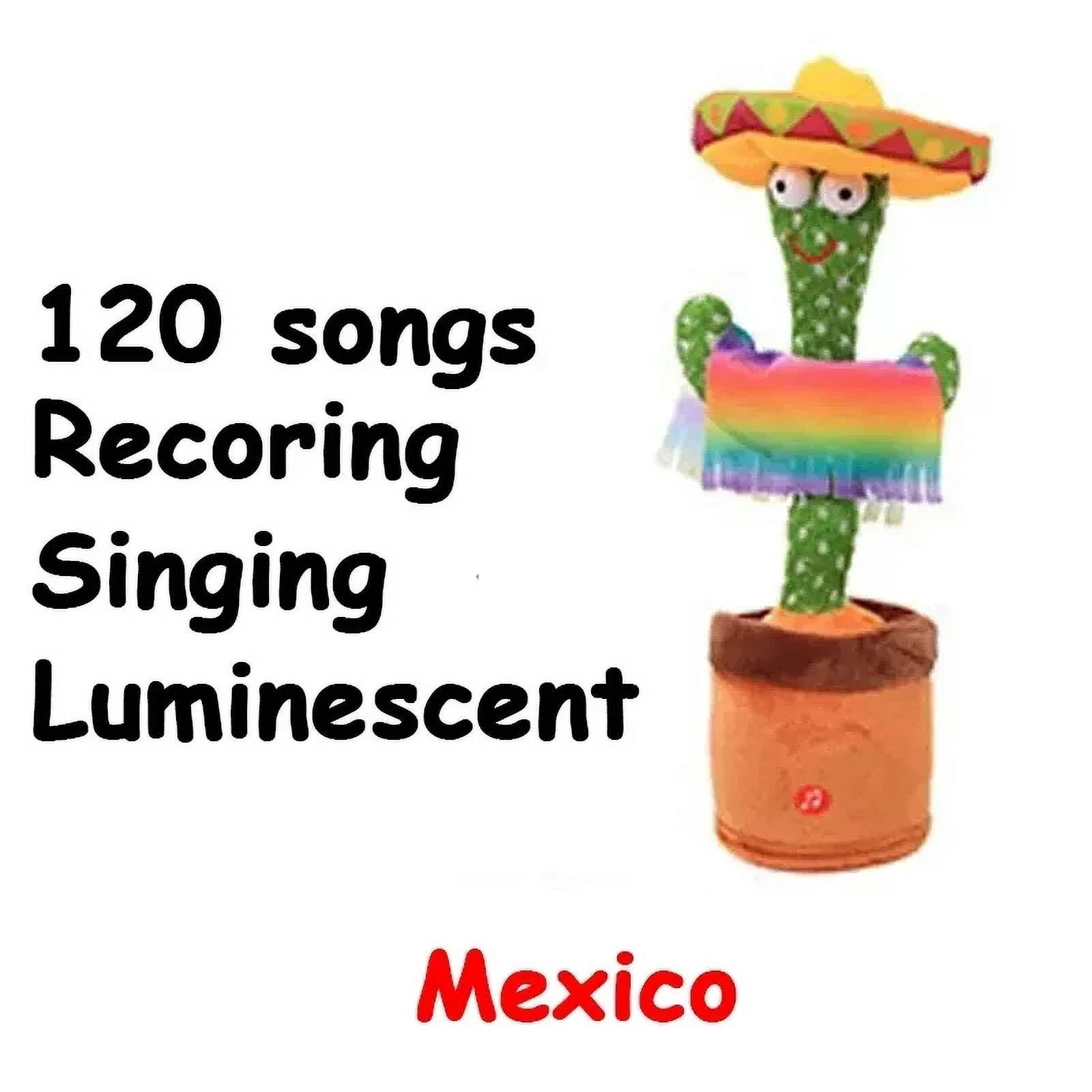 CM-TOP Cactus Bailarin, Cactus Parlante, Juguete De Peluche con Música