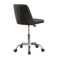 thumbnail image 4 of ESTELLE Office Desk Chair Armless, 18"-24" Adjustable Height for Home Office, Conference Room, Bar, Waiting Area, Coffee Diamond, 4 of 6