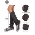 thumbnail image 2 of Luxtrada Women's Winter Warm Knitted Leg Warmers High Stockings Long Socks Leggings, 2 of 5