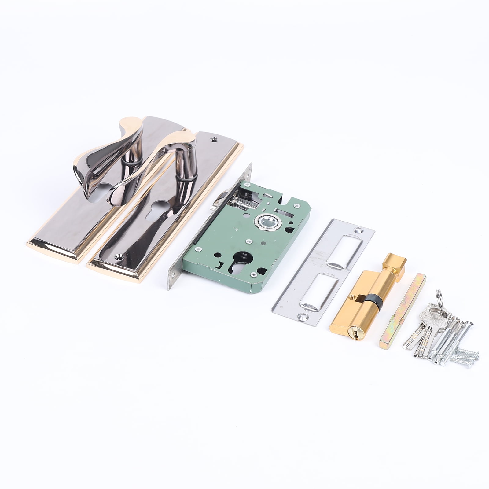 Hot Modern High-grade Titanium Bearing Mechanical Locks Mortise Handle Locks Set 