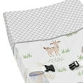 thumbnail image 3 of Sweet Jojo Designs Farm Animals Gray Green Grey Red Changing Pad Cover, 3 of 7