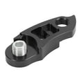thumbnail image 4 of Bike Rear Derailleur Hanger, Aluminum Alloy CNC Precise Machining Stable Performance Bike Tail Hook Extension Extender  For Most Tail Hooks Black, 4 of 8