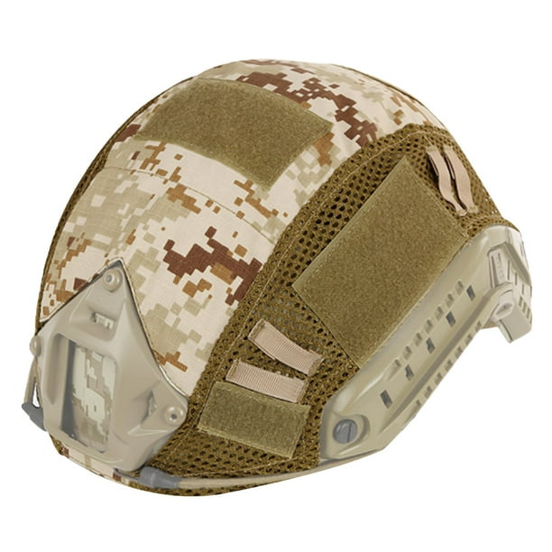 EeaseMX Funda de seguridad para casco de airsoft, estilo militar, accesorio de camuflaje para bricolaje, estilo desértico digital