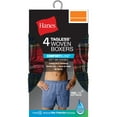 thumbnail image 2 of Hanes Men's ComfortBlend Woven Boxer, 4 Pack, 2 of 2