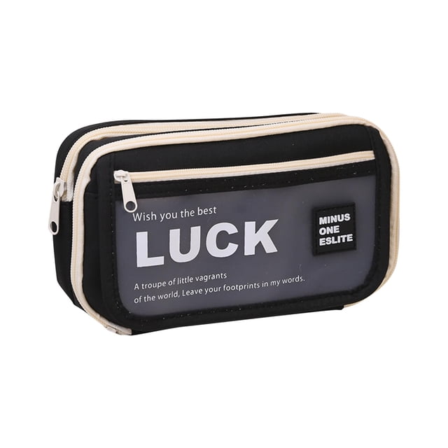 Estuche abatible mate visual de nueve capas de gran capacidad para lápices, ideal para estudiantes de secundaria y bachillerato. Almacenamiento de material escolar de alta calidad.