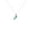 White, variant on Pure Elegance Sagittarius Zodiac Arrow Women Pendant Necklace Round Cut Green Emerald 925 Silver 14K Yellow Gold Over