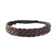 thumbnail image 1 of 5 hilos de pelo sintético trenza diadema peluca clásico grueso trenzas anchas elástico multicolor diadema mujeres aseo sombreros, marrón oscuro JAMW Sencillez, 1 of 5