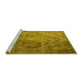 thumbnail image 2 of Ahgly Company Machine Washable Indoor Round Persian Yellow Traditional Area Rugs, 5' Round, 2 of 4