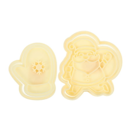 

2pcs DIY Biscuits Molds Christmas Cartoon Cookie Baking Tools Baking Molds