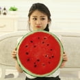 thumbnail image 6 of 3D Fruit Stool Stump Cushion, Watermelon Slice Memory Foam Cushion, Pillow Doll Seat Pad Home Decor,15.74in(Red), 6 of 6