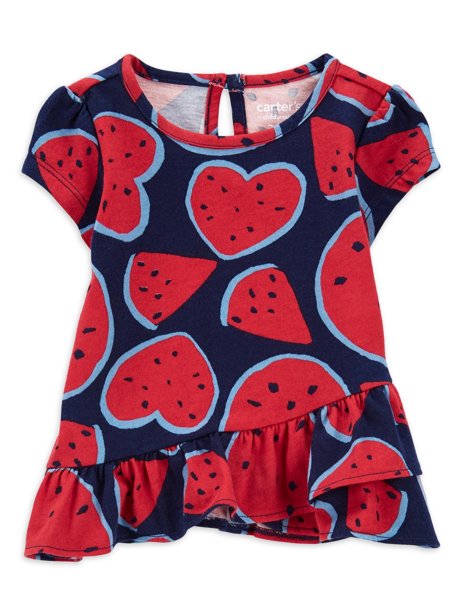Carter's Child of Mine Baby Girl Shorts Outfit Set, 3-Piece, Sizes 0-24M