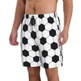 thumbnail image 2 of Goofa Soccer Ball Printed Mens Swim Trunks Summer Quick Dry Short Beach Swimwear Bathing Suits-Small, 2 of 9