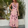 thumbnail image 4 of Leopard Print Pattern Art Sleeveless Dress Women's Summer Suit Dresses for Women 2025 Luxury Party Dress, 4 of 7